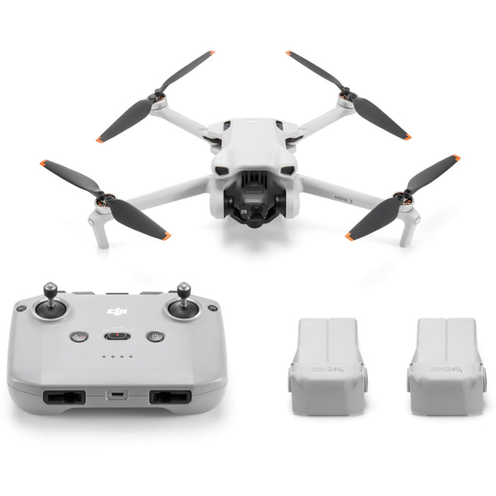 DJI Mini 3 Drone Quadcopter Fly More Combo Kit with RC-N1 + DJI Care Refresh Bundle