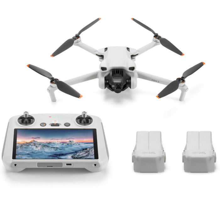 DJI Mini 3 Pro Fly More Kit, Includes Two Intelligent Flight Batteries, a  Two-Way Charging Hub, Data Cable, Shoulder Bag, Spare propellers, and