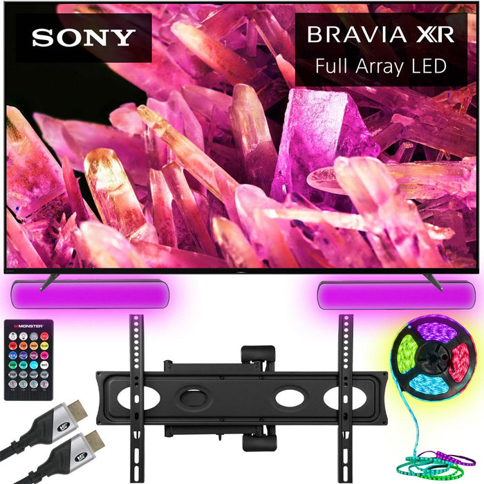Sony Bravia XR 65" 4K HDR Full Array LED Smart TV Renewed + Monster Cable Bundle