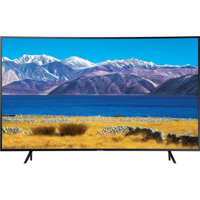 Samsung UN55TU8300 55" HDR 4K UHD Smart Curved TV w/ Monster TV Wall Mount Kit