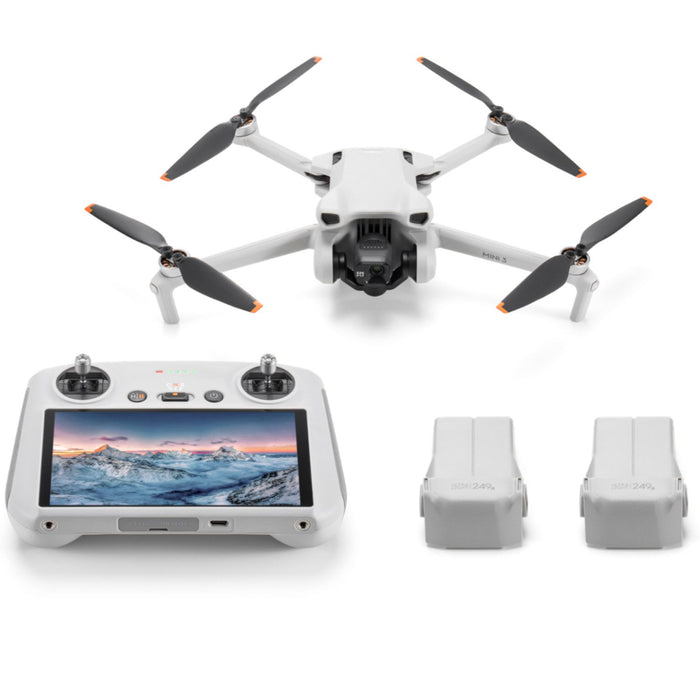 DJI Mini 3 Drone Fly More Combo Kit with RC Smart Remote + DJI Care Refresh Bundle