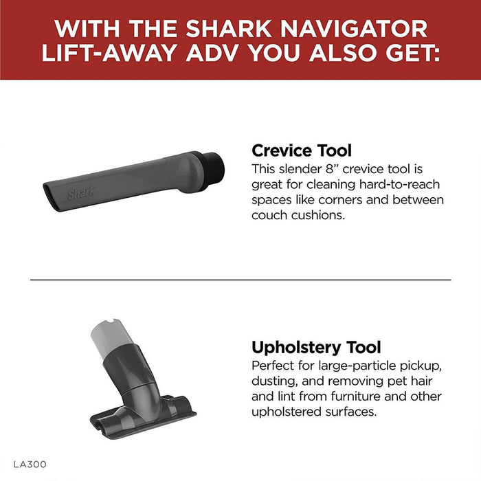 Shark Navigator Navigator Upright Lift-Away Vacuum Bundle - Includes Bonus Mop (Renewed)