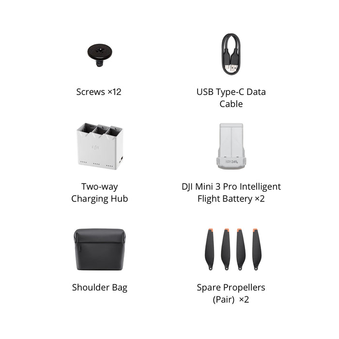 DJI Mini 3 Pro Fly More Kit Drone Accesory Kit with 128GB Landing Pad Bundle