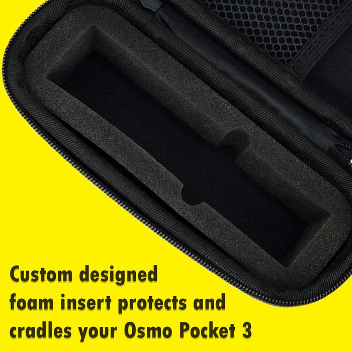 Deco Essentials DJI Osmo Pocket Hard Shell Waterproof Carrying Case with Carabiner - Open Box