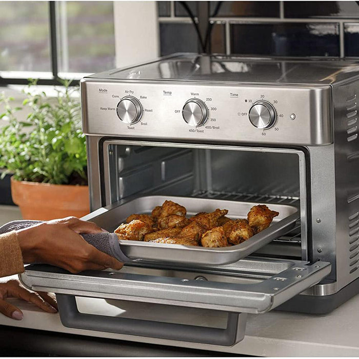 GE Digital Air Fry 8-in-1 Toaster Oven, Stainless Steel - G9OAAASSPSS - Open Box