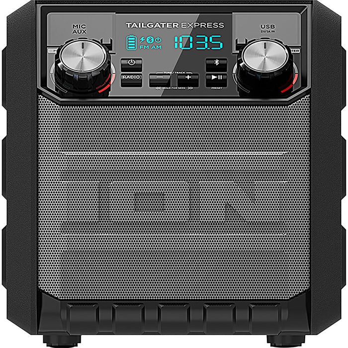 Ion Audio Tailgater Express 20W Water-Proof Bluetooth Compact Speaker, Refurb - Open Box