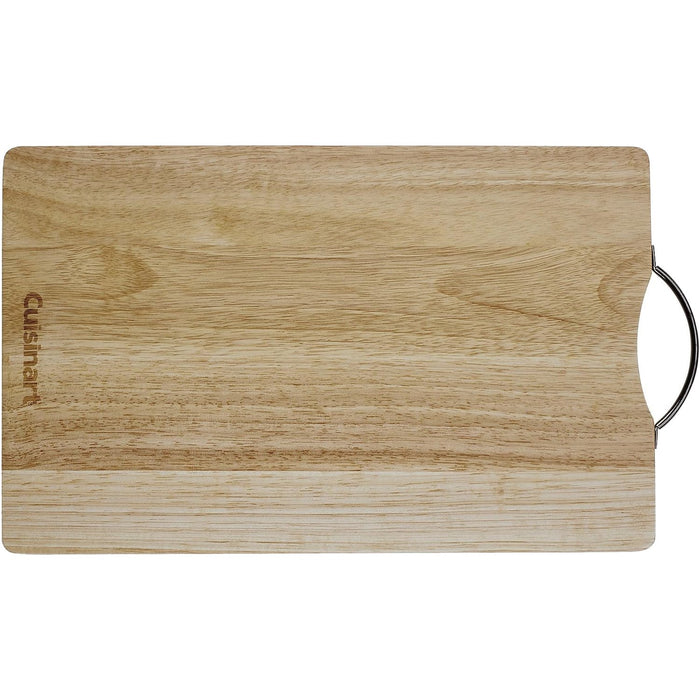 Cuisinart Rubberwood 15.5" Cutting Board, Brown Wood (CWB-15R)