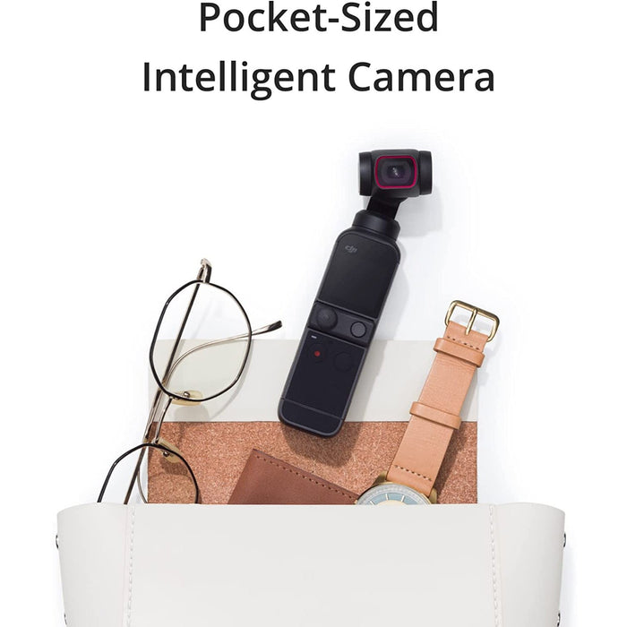 DJI Pocket 2 Touchscreen Handheld 3-Axis Gimbal Camera with Carrying Case Bundle