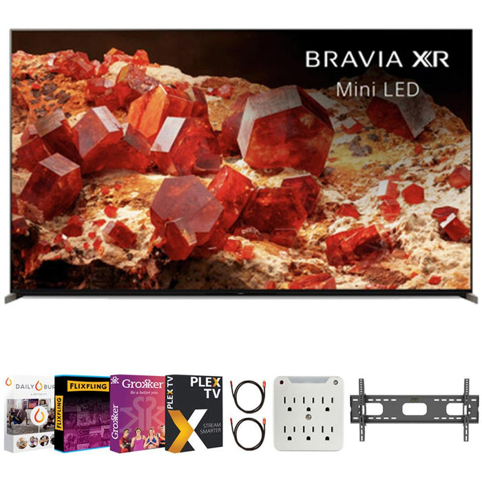 Sony BRAVIA XR 75" X93L Mini LED 4K HDR Google TV 2023 with Movies Streaming Pack