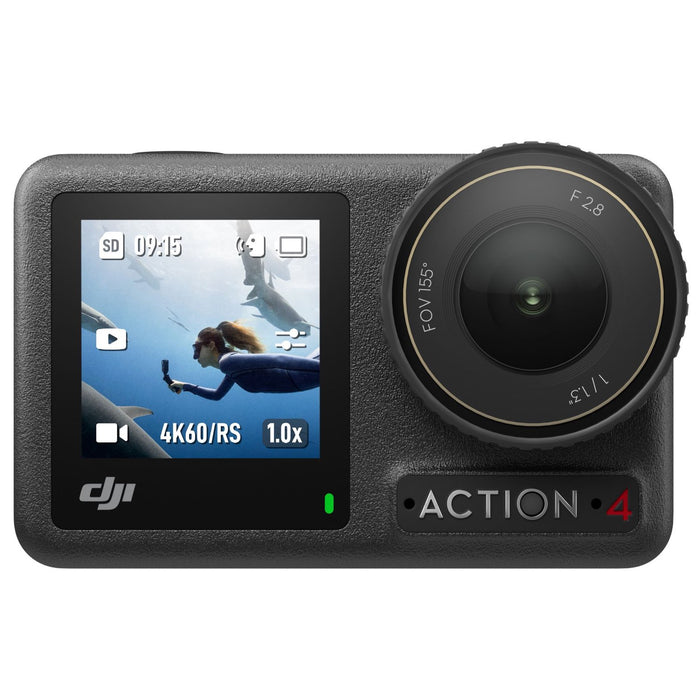 DJI Osmo Action 4 Adventure Combo - 4K Waterproof Action Camera + Battery Case