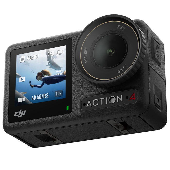 DJI Osmo Action 4 Adventure Combo - 4K Waterproof Action Camera + Battery Case