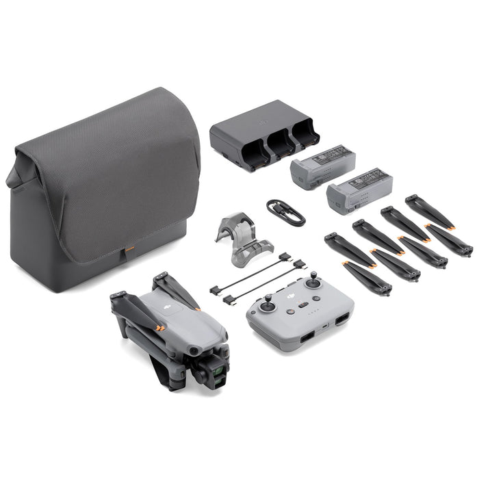 DJI Air 3 Fly More Combo with Dual-Camera Drone, RC-N2 Remote Control, and Batteries