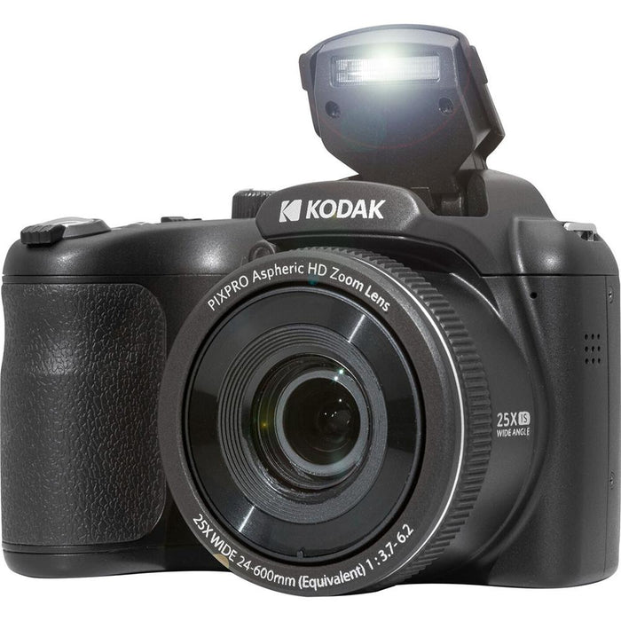 Kodak PIXPRO Astro Zoom AZ255-BK 16MP Digital Camera, 25X Optical Zoom, Black