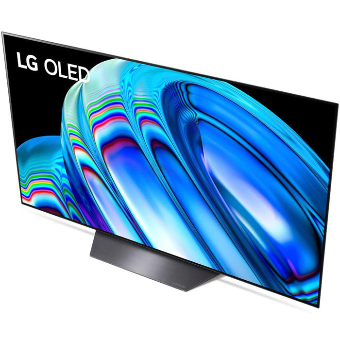 LG 55" HDR 4K Smart OLED TV Refurbished w/ Monster Wall Mount + Warranty Bundle