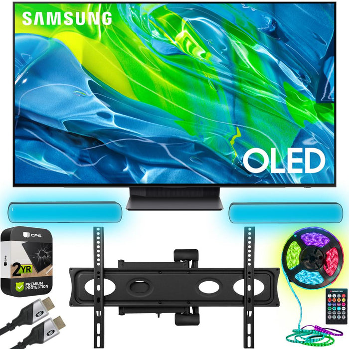 Samsung S95B 65" 4K OLED Smart TV - Refurbished w/ Monster Wall Mount + Warranty Bundle