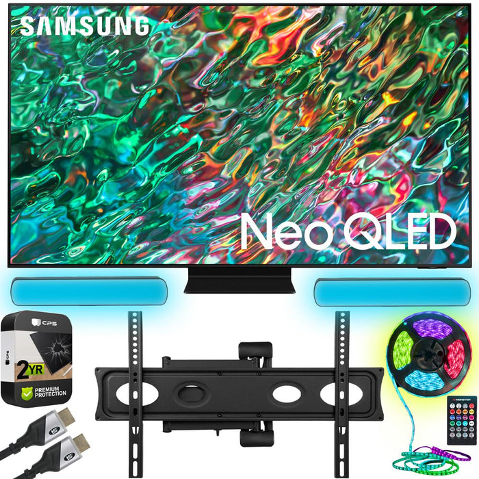 Samsung 65" Neo QLED 4K Smart TV Refurbished + Monster Wall Mount + Warranty Bundle