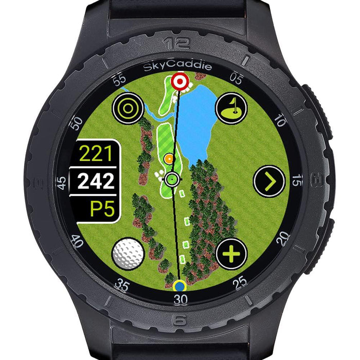 SkyCaddie LX5 GPS Golf Watch with Touchscreen Display and HD Color - Black - Open Box