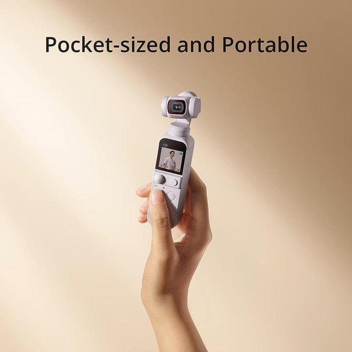 DJI Pocket 2 Handheld 3-Axis Gimbal 4K Camera Exclusive Combo (Sunset White)