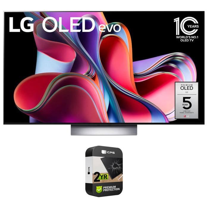 LG OLED evo G3 83 Inch 4K Smart TV (2023) + 2 Year Extended Warranty