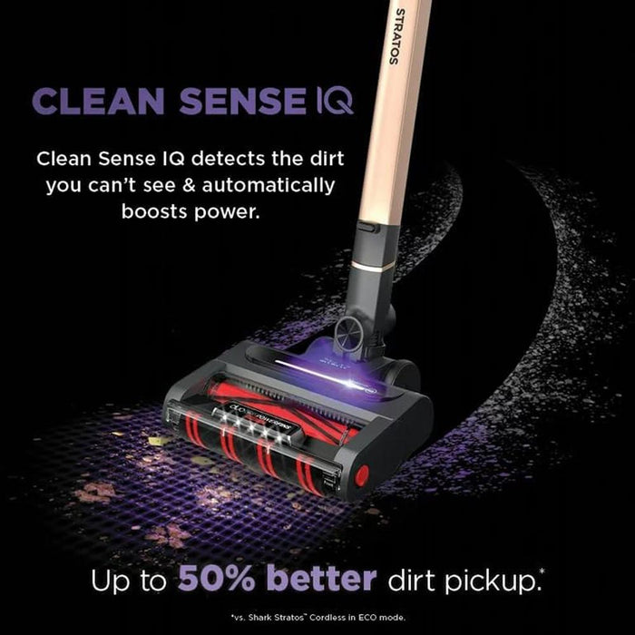 Shark Stratos Cordless Stick Vacuum with Clean Sense IQ with Steam Mop Renewed