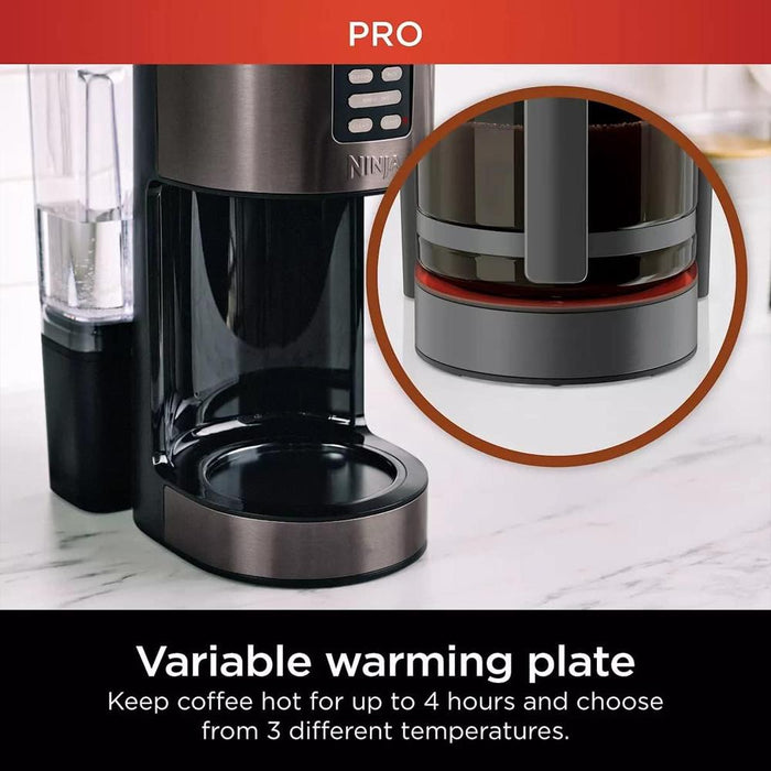 Ninja Programmable XL 14-Cup Coffee Maker PRO Black Renewed with 2 Year Warranty