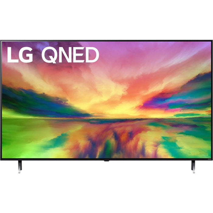 LG QNED80 55 inch 4K HDR Smart Mini-LED TV 2023 w/ Monster TV Wall Mount Kit