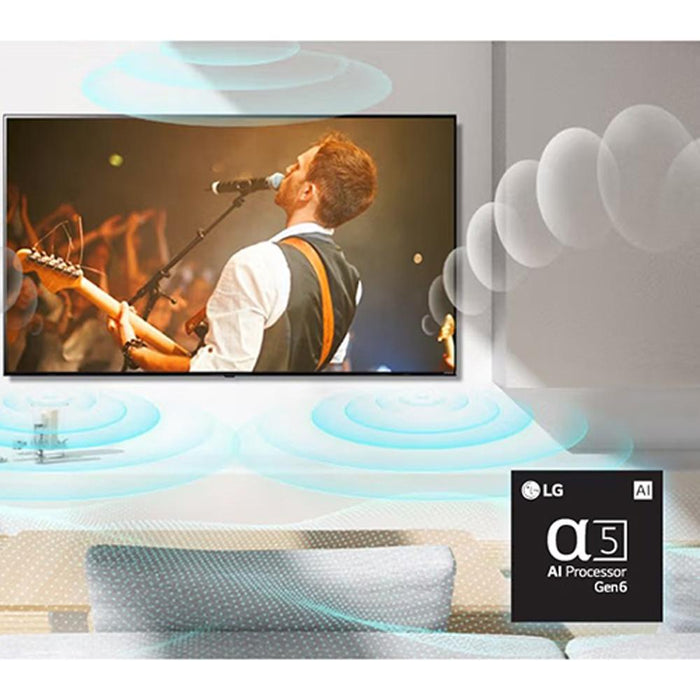 LG 65" UR9000 Series LED 4K UHD Smart webOS TV w/ Monster TV Wall Mount Kit