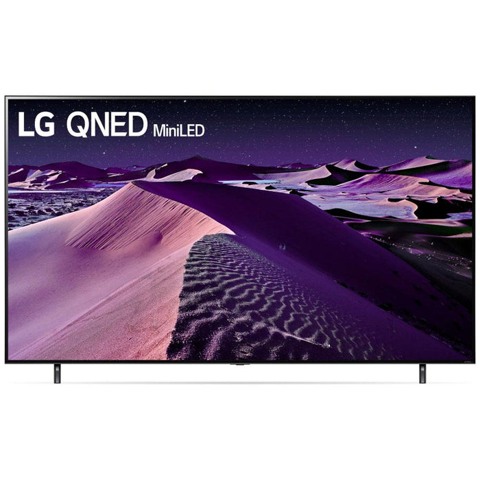 LG 86 Inch HDR 4K Smart QNED Mini-LED TV 2022 with Movies Streaming Bundle