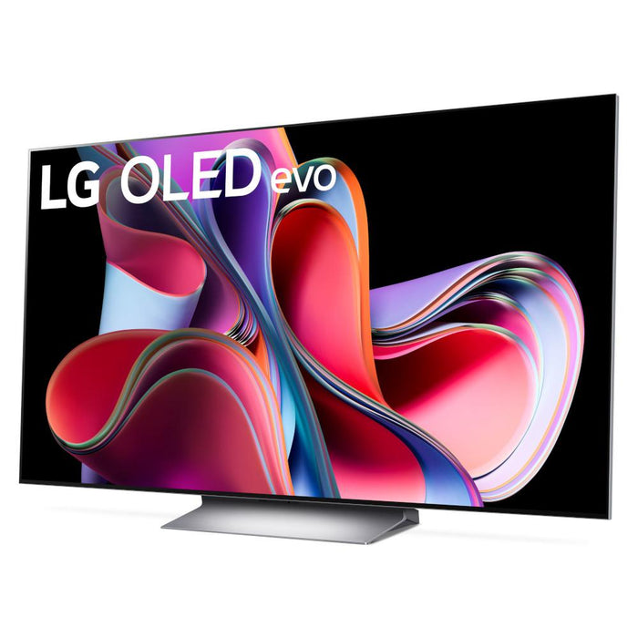 LG OLED evo G3 55 Inch 4K Smart TV (2023) with Deco Gear Home Theater Bundle