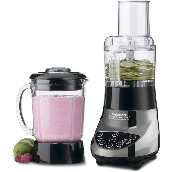 Cuisinart BFP-703BC Smart Power Duet Blender and Food Processor, Brushed Chrome - Open Box