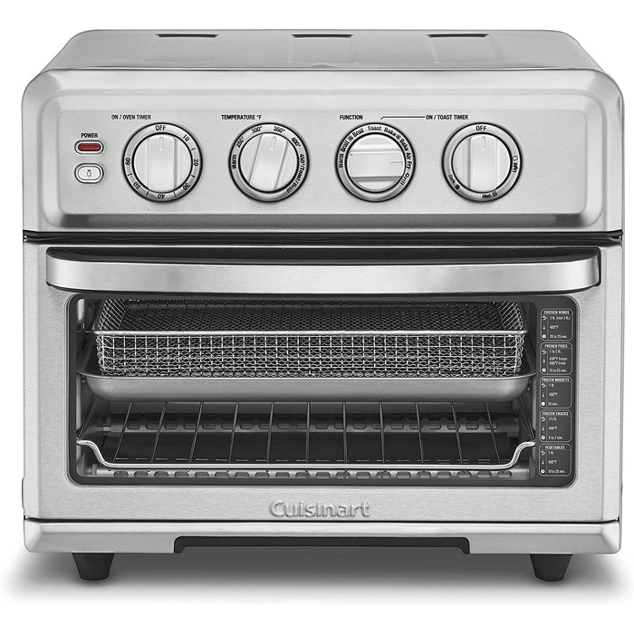 Cuisinart 8-in-1 Air Fryer and Convection Toaster Oven, Stainless - Refurbished - Open Box