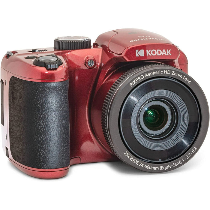 Kodak PIXPRO Astro Zoom AZ255-RD 16MP Digital Camera, 25X Optical Zoom, Red - Open Box