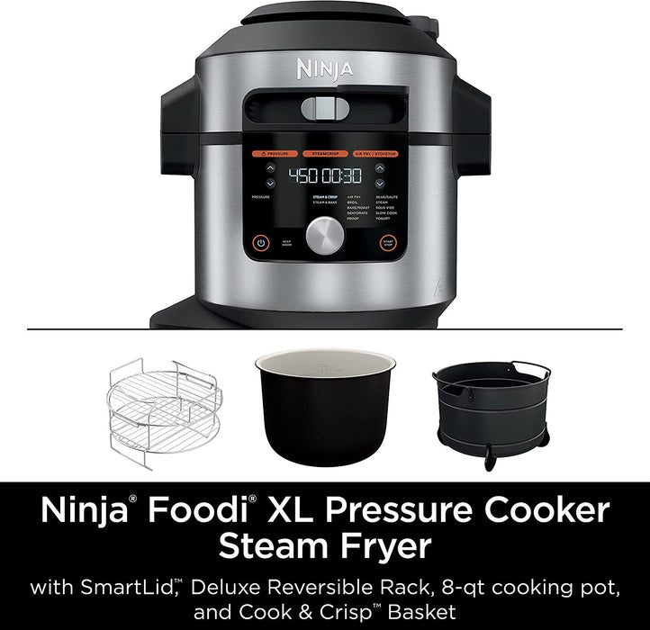 Ninja Foodi XL 8 Qt. Pressure Cooker Air Fryer (OL601) - Refurbished - Open Box
