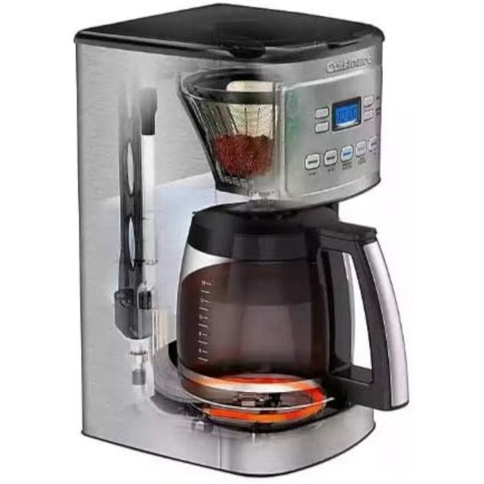 Cuisinart 14-Cup Fully Automatic Coffee Maker, Glass Carafe, Stainless Steel (DCC-1800)