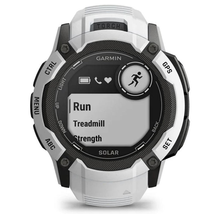 Garmin Instinct 2X Solar Rugged GPS Smartwatch Whitestone with 2 Year Warranty