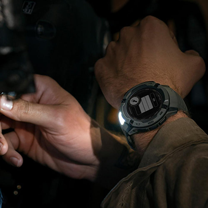 Garmin Instinct 2X Solar Rugged GPS Smartwatch Moss with 2 Year Warranty