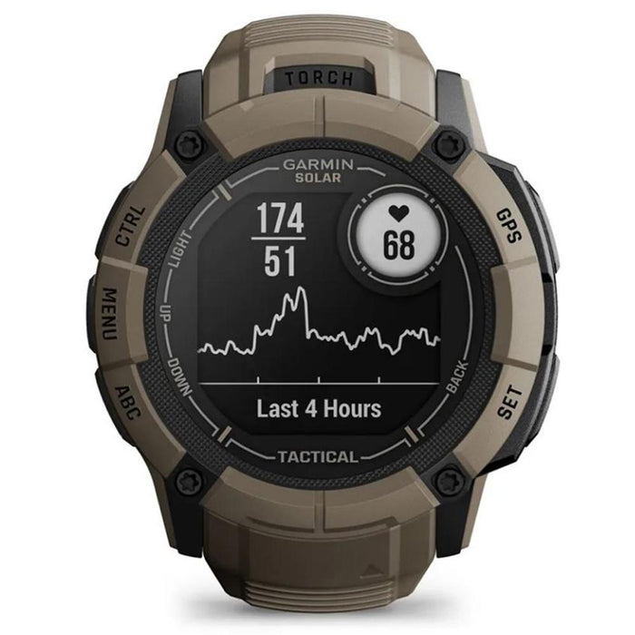 Garmin Instinct 2X Solar GPS Smartwatch Tactical Edition Tan + 2 Year Warranty
