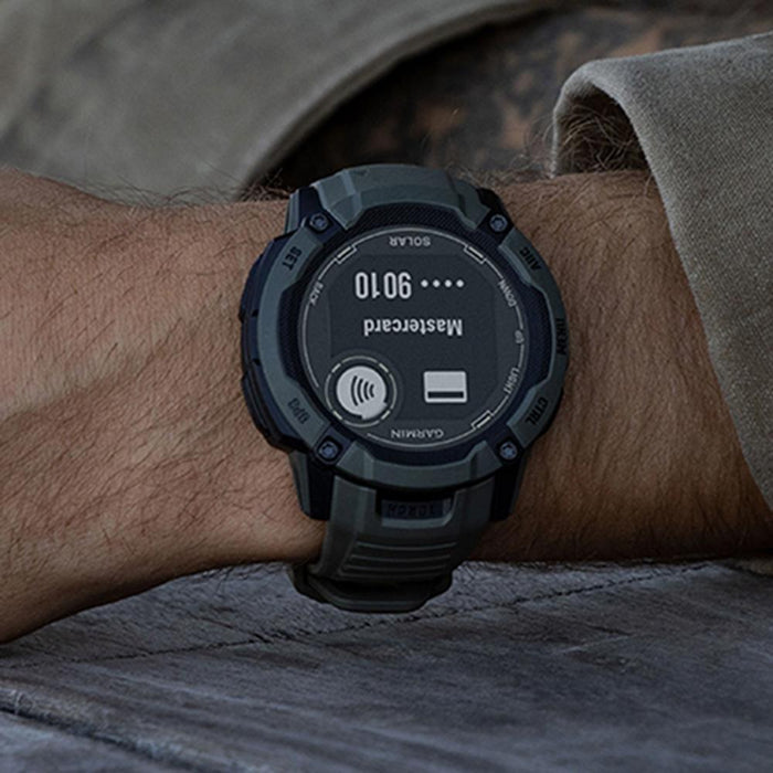 Garmin Instinct 2X Solar Rugged GPS Smartwatch Moss with 2x Tactical Bracelet