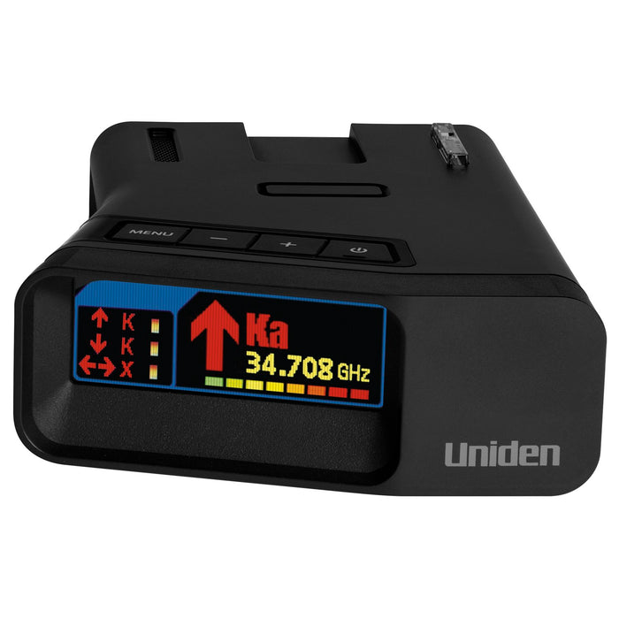 Uniden R7 Long Range Police Laser & Radar Detector Bundle with 2-YR Warranty and Mat