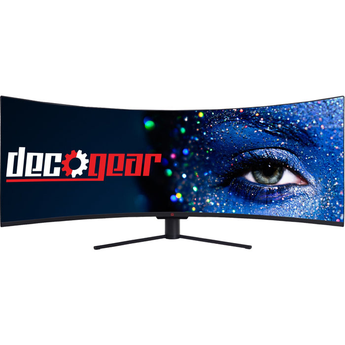 Deco Gear 49" Curved Ultrawide Monitor DQHD 5120x1440, 120Hz, 101% NTSC, 100% sRGB