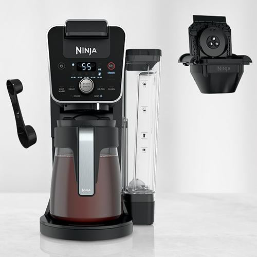 Ninja DualBrew 12-Cup Drip, Single-Serve Coffee Maker (Factory Refurbished) - Open Box