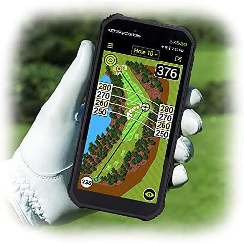 SkyCaddie SX550 TourBook Golf GPS Rangefinder with 5.5" Display - Black - Open Box