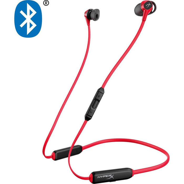 Hewlett Packard HyperX Cloud Buds Bluetooth Wireless Headphones, Red-Black (4P5H7AA) - Open Box