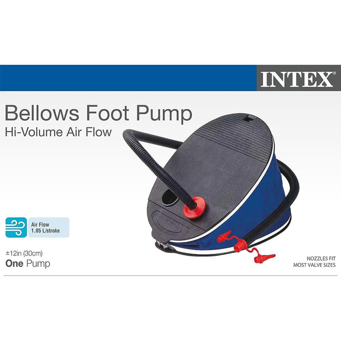 Intex Giant Bellows Foot Pump, 12.5" - 68610E - Open Box