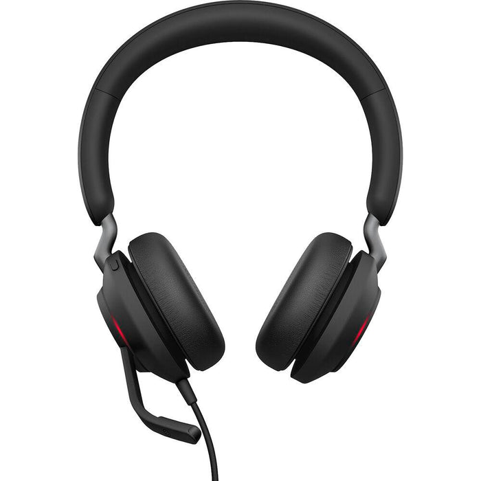 JABRA Evolve2 40 UC Wired Headphones, USB-C, Stereo, Black - Open Box