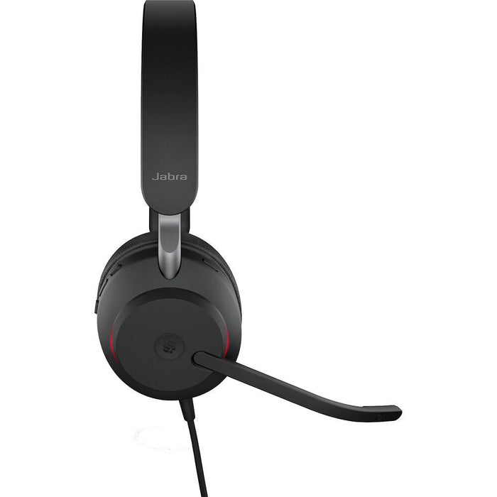 JABRA Evolve2 40 UC Wired Headphones, USB-C, Stereo, Black - Open Box