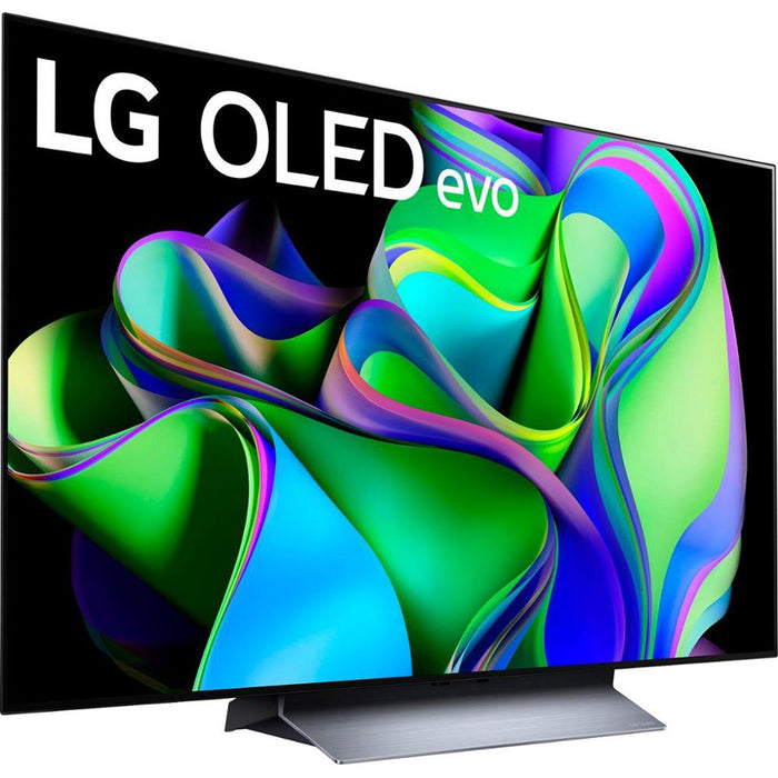 LG OLED evo C3 48 Inch HDR 4K Smart OLED TV (2023) - Open Box