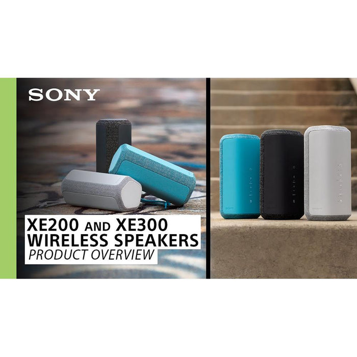 Sony XE200 X-Series Portable Wireless Speaker - Gray - Refurbished