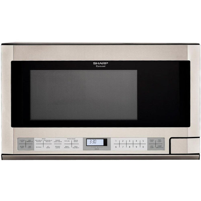 Sharp 1.5 Cu.Ft. 1100W Over-the-Counter Microwave with 3 Year Warranty