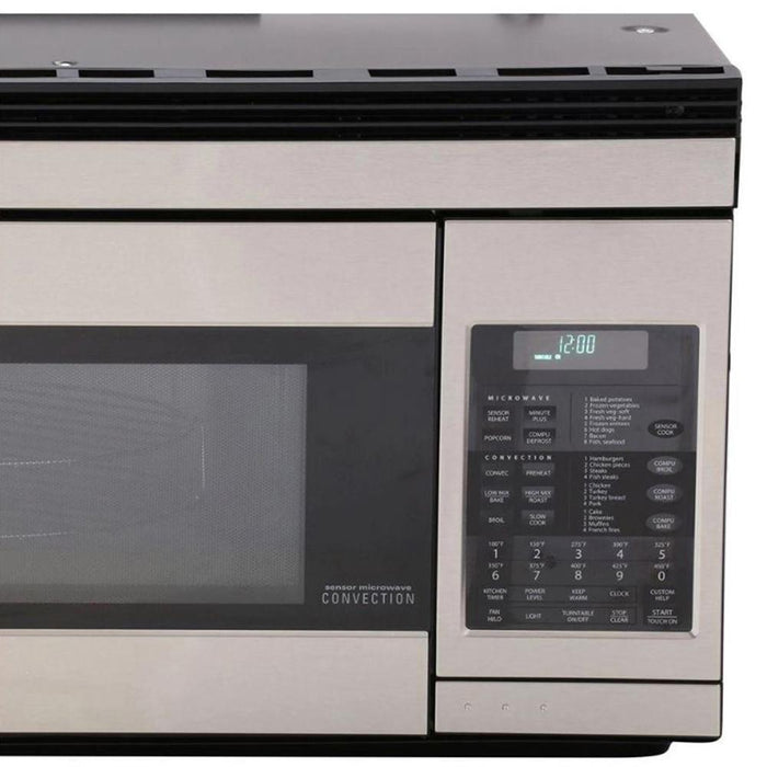Sharp 1.1 cu. ft. 850W Convection Microwave Oven Steel with 3 Year Warranty